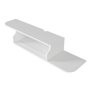 Hængende TV-lowboard Kershaby 120x30x19 cm Hvid [en.casa]