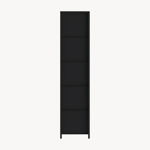 Vitrineskab Ostersund 174x40x35 cm Sort [en.casa]