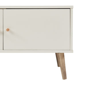 TV-møbel Hallevil 150x39x45 cm hvid [en.casa]
