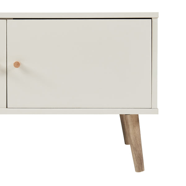 TV-møbel Hallevil 150x39x45 cm hvid [en.casa]