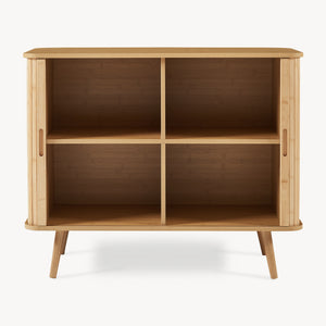 Skab ved siden af Nordkapp 100x40x80 cm bambus [en.casa]