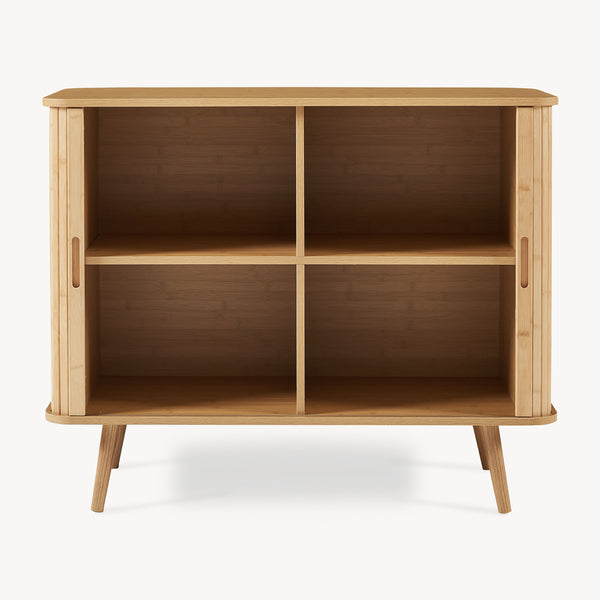 Skab ved siden af Nordkapp 100x40x80 cm bambus [en.casa]
