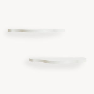Børne-vægophængsæt 2 dele Sirlstalo 57x19x3 cm Hvid [en.casa]