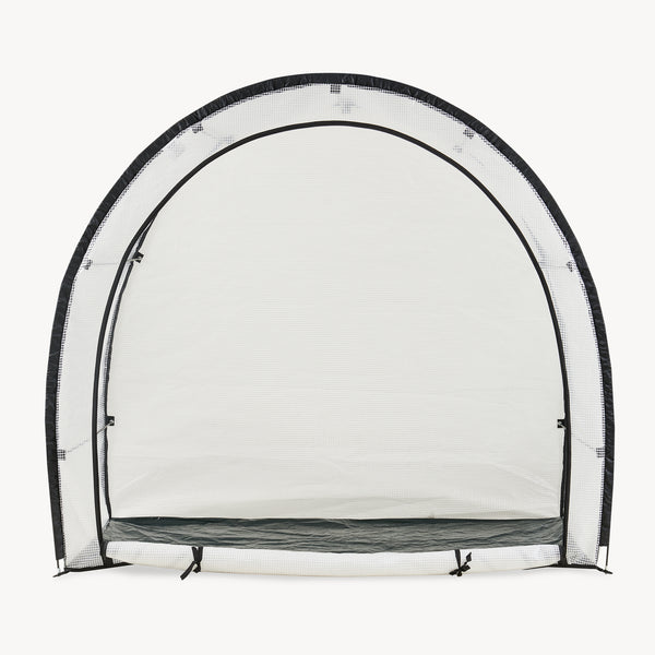 Tomatplantehus af folie Larshasas 180x80x170 cm Transparent [en.casa]