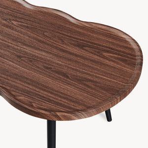 Sofabord Ken 100 x 60 x 47 cm valnødslook [en.casa]