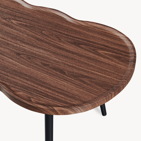 Sofabord Ken 100 x 60 x 47 cm valnødslook [en.casa]