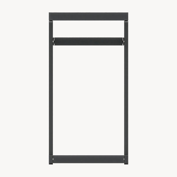 Udendørs sidebord Gaby stål 58x40x30 cm antracitgrå [casa.pro]