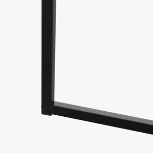 Garderobestativ Norjad 160x80x41 cm Metal Sort [en.casa]
