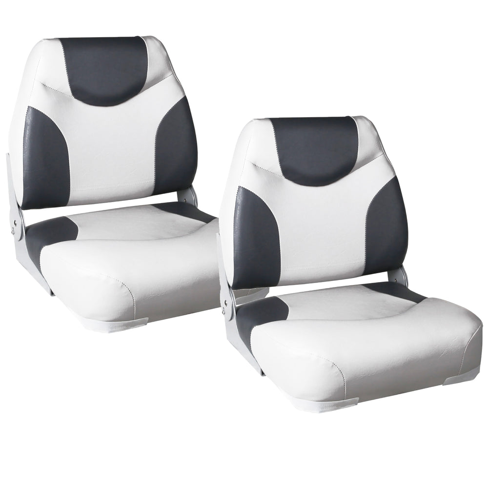 [pro.tec]® Foldbar Bådstol sæt - 2 stk. - 42,5x41x50cm - i flere farver