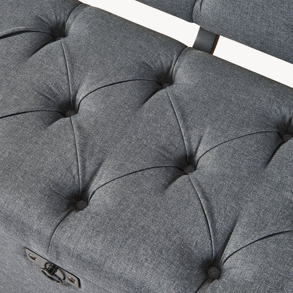 Kiste Malmöhus 110x48x75cm mørkegrå [en.casa].