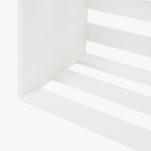 Sidebord Rønde 43x64x33 cm hvid [en.casa]