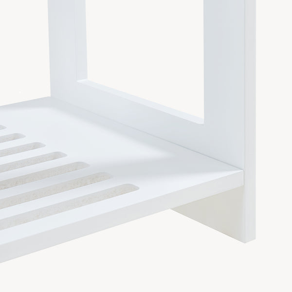Knagerække Langeskov 78x75x35cm Hvid [en.casa]