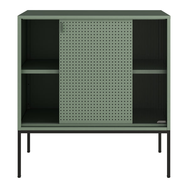 Skænk Eidsvoll 80x45x85cm grøn [en.casa].