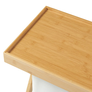 Hattfjelldal picnicbord 53x48x32cm bambus [en.casa].