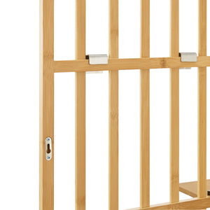 Væghylde Røst 120x80x13cm Bambus [en.casa]