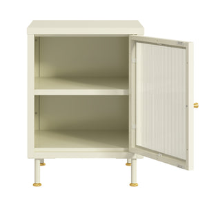 Sideskab Lindau 56x40x40 cm cremehvid [en.casa]
