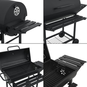 Armento grillvogn 95x108x61cm sort [casa.pro].