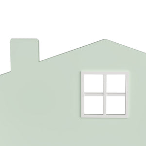 Børnehylde Vipsali 106x60x12 cm mintgrøn/hvid [en.casa]