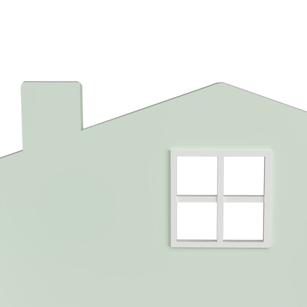 Børnehylde Vipsali 106x60x12 cm mintgrøn/hvid [en.casa]