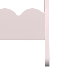 Børnegarderobe Vestnes 99x66x38 cm Candyfloss [en.casa]