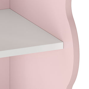 Børnehjørnehylde Vestnes 108x27x27 cm Cotton Candy/White [en.casa]