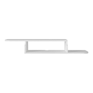 Hængende TV-lowboard Kershaby 120x30x19 cm Hvid [en.casa]