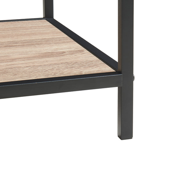 Konsolbord Belana 110x40x80 cm sort/eg-look [en.casa]