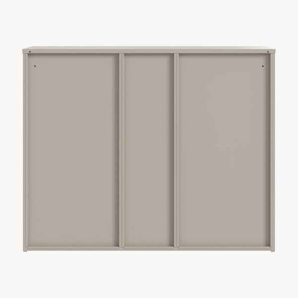 Arkivskab Kliri Stål 100x32x81 cm Kamel Farve [en.casa]