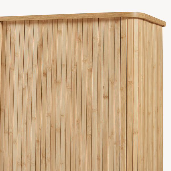 Skab ved siden af Nordkapp 100x40x80 cm bambus [en.casa]