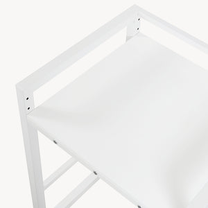 Vaskemaskinehylde høj 105x73x63 cm hvid [en.casa]