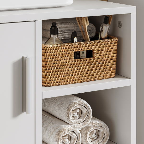 Vaskeskab Kulaik 51x60x32 cm Hvid [en.casa]