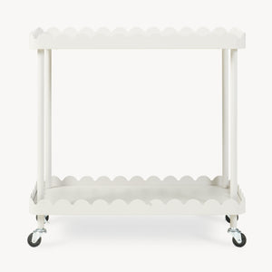 Serveringsvogn Bolmanralu 60x61x31 cm Grå [en.casa]