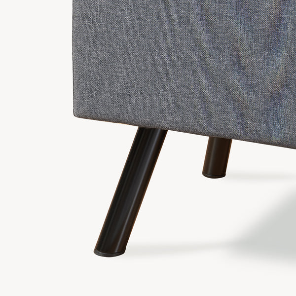 Kiste Malmöhus 110x48x75cm mørkegrå [en.casa].