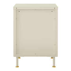 Sideskab Lindau 56x40x40 cm cremehvid [en.casa]