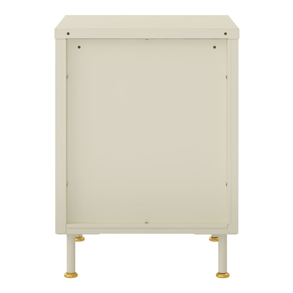 Sideskab Lindau 56x40x40 cm cremehvid [en.casa]