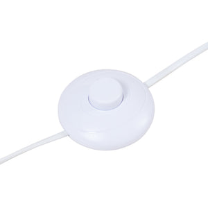 Banchory metalgulvlampe 163 cm træ-effekt/hvid [lux.pro]