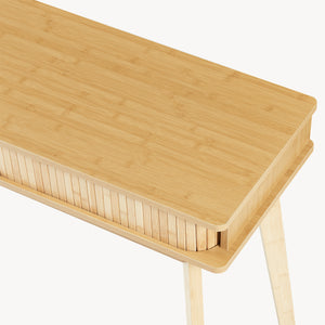 Konsolbord Tysvær 110x40x78 cm Bambus [en.casa]