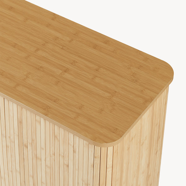 Skab ved siden af Nordkapp 100x40x80 cm bambus [en.casa]