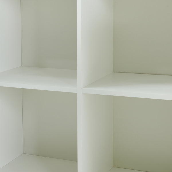Sideboard Reyri 90x80x35 cm Hvid/Guldfarvet [en.casa]
