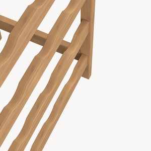 Vinreol Fillby 100x47x29 cm Bambus Natur [en.casa]