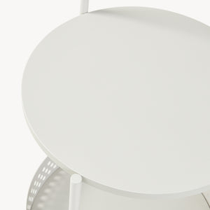 Serveringsvogn Jässaatka stål 76x40 cm grå [en.casa]