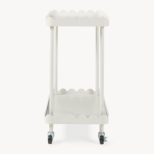 Serveringsvogn Bolmanralu 60x61x31 cm Grå [en.casa]
