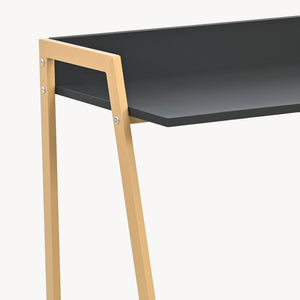 Skrivebord Kuomi 84x73x47 cm Beige/Mørkegrå [en.casa]