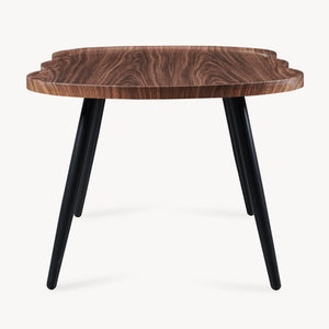 Sofabord Ken 100 x 60 x 47 cm valnødslook [en.casa]