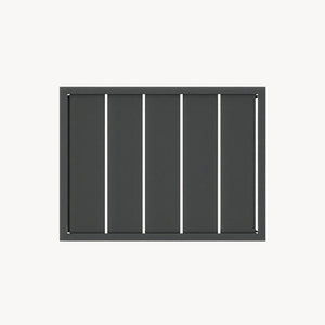 Udendørs sidebord Gaby stål 58x40x30 cm antracitgrå [casa.pro]