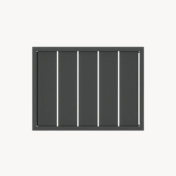 Udendørs sidebord Gaby stål 58x40x30 cm antracitgrå [casa.pro]