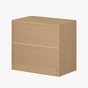 Natbord Takranmaa 2 stk. sæt 54x60x40 cm Eg-look [en.casa]