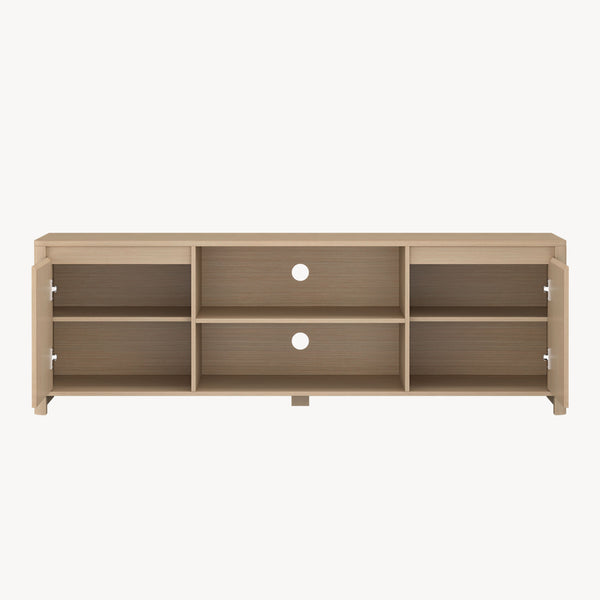 TV-skab Takranmaa 150x40x50 cm egetræslook [en.casa]