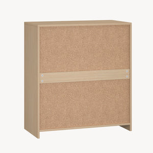 Skab med skuffe Takranmaa 88x79x39 cm egetræslook [en.casa]