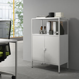 Arkivskab Hailuoto lysegrå i forskellige størrelser [en.casa] - premiumXL